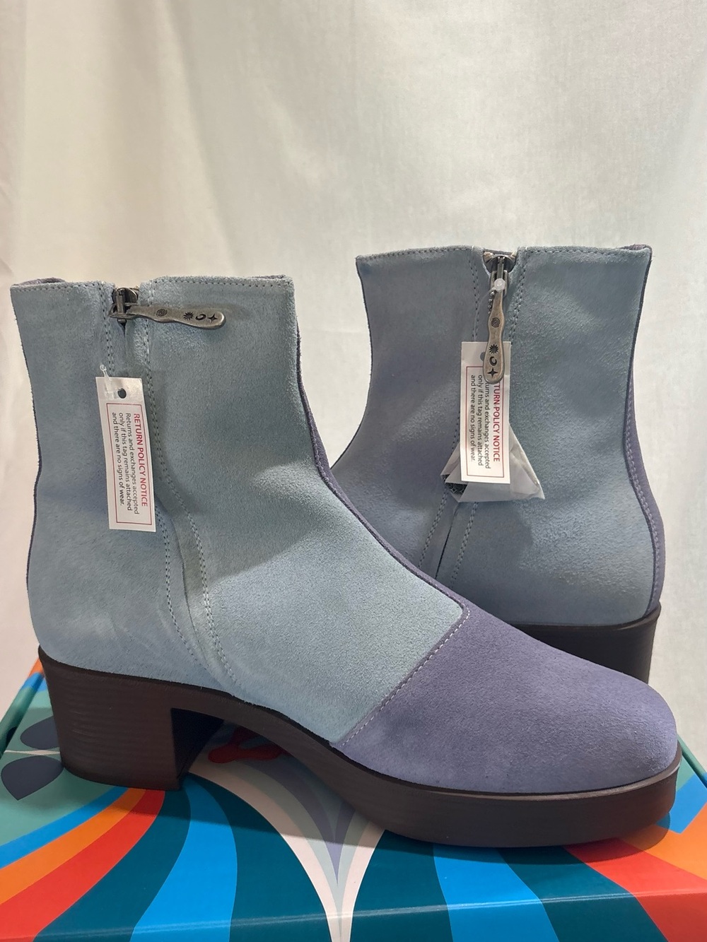 ✨ Siren Galaxy Boots – Purple / Moonstone Blue | Size 10 | NEW IN BOX ✨